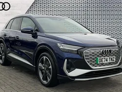 Blue Used 2024 Audi Q4 e-tron S-Line SUV | £34,565 (Good price)