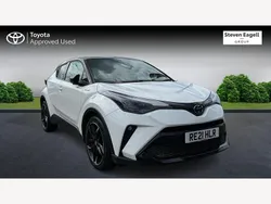 White/black Used 2021 Toyota C-HR Sport SUV | £20,168 (Fair price)