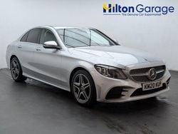 Silver Used 2020 Mercedes C220 AMG line Sedan | £18,850 (Good price)