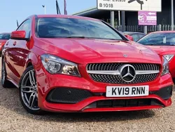 Red Used 2019 Mercedes CLA180 AMG line Sedan | £13,995 (Fair price)