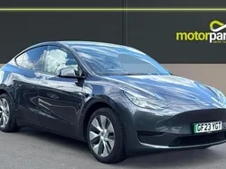 Grey metallic Used 2023 Tesla Model Y SUV | £22,000 (Fair price)