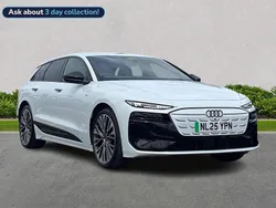 White Used 2025 Audi A6 e-tron Performance Estate | £72,799 (Good price)