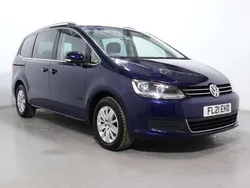 Blue Used 2021 VW Sharan SE MPV | £20,500 (Fair price)