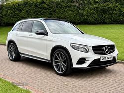 White Used 2016 Mercedes GLC220 AMG Line Premium Estate | £16,850 (Fair price)