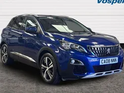 Blue Used 2018 Peugeot 3008 Allure SUV | £13,301 (Fair price)