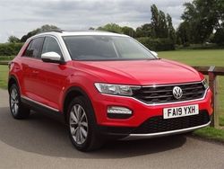 Red Used 2019 VW T-Roc Design SUV | £15,495 (Fair price)
