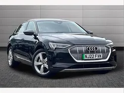 Black Used 2022 Audi e-tron Advanced SUV | £20,395 (Fair price)