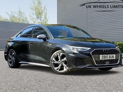Black Used 2021 Audi A3 S-Line Sedan | £19,690 (Fair price)
