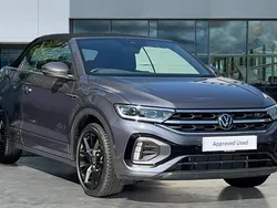 Smokey grey metallic black New 2025 VW T-Roc Cabriolet R-line Cabriolet | £41,505 (A bit pricey)