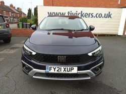 Blue Used 2021 Fiat Tipo Cross Hatchback | £9,990 (Fair price)