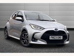 Silver Used 2023 Toyota Yaris Hybrid Design Hatchback | £18,495 (Fair price)