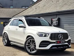 White Used 2020 Mercedes GLE350 AMG line SUV | £38,989 (A bit pricey)