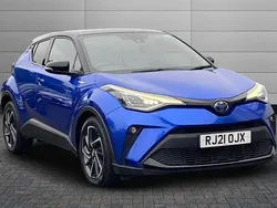 Nebula blue Used 2021 Toyota C-HR SUV | £18,701 (Fair price)