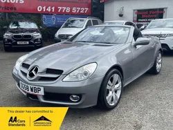 Silver Used 2008 Mercedes SLK200 Cabriolet | £6,495 (Fair price)