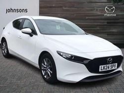 White Used 2024 Mazda 3 Prime-Line Hatchback | £14,117 (Fair price)