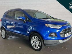 Blue Used 2017 Ford Ecosport Titanium SUV | £7,068 (Fair price)