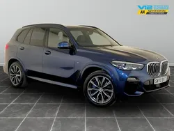 Blue Used 2021 BMW X5 M Sport SUV | £32,295 (Super price)