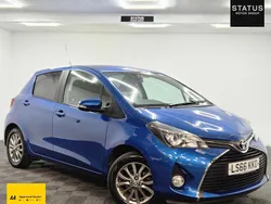 Blue Used 2016 Toyota Yaris Hatchback | £7,495 (Fair price)
