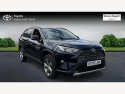 Blue Used 2020 Toyota RAV4 Hybrid Design SUV | £26,155 (Fair price)