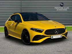 Yellow Used 2023 Mercedes A200 Exclusive Hatchback | £26,191 (Expensive)