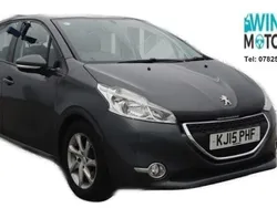 Grey Used 2015 Peugeot 208 Active Hatchback | £4,295 (Fair price)