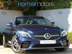 Blue Used 2019 Mercedes C300 AMG Line Premium Cabriolet | £19,995 (Fair price)
