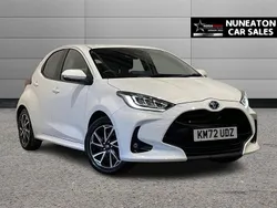 White Used 2022 Toyota Yaris Hybrid Design Hatchback | £16,000 (Good price)