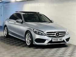Silver Used 2016 Mercedes C300 AMG Line Premium Plus Sedan | £10,989 (Fair price)