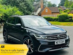 Black Used 2021 VW Tiguan R-line SUV | £19,990 (Good price)