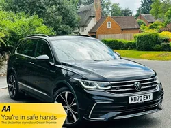 Black Used 2021 VW Tiguan R-line SUV | £19,990 (Super price)
