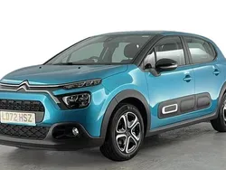 Blue Used 2022 Citroën C3 PureTech Hatchback | £10,270 (Fair price)