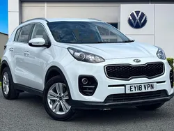 White Used 2018 Kia Sportage 2 SUV | £9,881 (Good price)