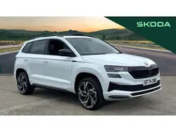 White Used 2024 Skoda Karoq SportLine SUV | £27,320 (Good price)