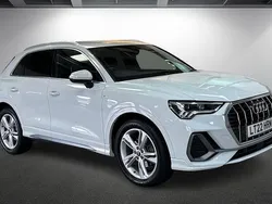 Glacier white Used 2022 Audi Q3 S-Line SUV | £26,500 (Fair price)