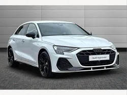White Used 2025 Audi A3 e-tron Black Edition Hatchback | £31,999 (Expensive)