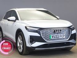 White Used 2022 Audi Q4 e-tron S-Line SUV | £29,651 (Expensive)