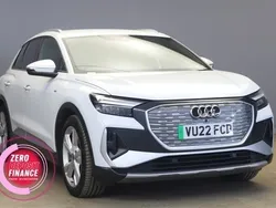 White Used 2022 Audi Q4 e-tron S-Line SUV | £29,651 (A bit pricey)