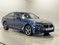 Blue Used 2020 BMW 530e Comfort Edition Sedan | £20,499 (Fair price)