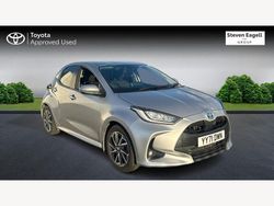 Silver Used 2021 Toyota Yaris Hybrid Design Hatchback | £16,473 (Fair price)