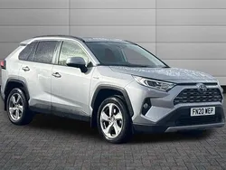Silver Used 2020 Toyota RAV4 Hybrid SUV | £24,995 (A bit pricey)