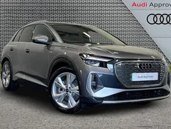 Grey Used 2025 Audi Q4 e-tron S-Line SUV | £34,800 (Good price)
