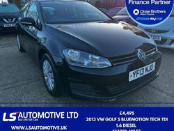 Black Used 2013 VW Golf VII S Hatchback | £3,995 (A bit pricey)