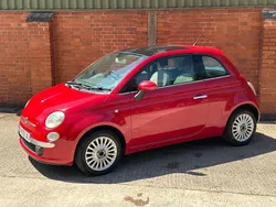 Red Used 2009 Fiat 500 Lounge Hatchback | £2,495 (Fair price)