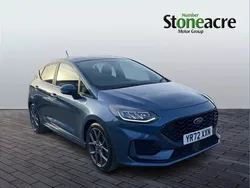 Blue Used 2022 Ford Fiesta ST-Line Hatchback | £14,659 (Fair price)
