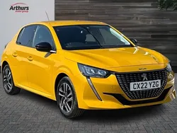 Yellow Used 2022 Peugeot 208 Allure Premium Hatchback | £15,290 (Fair price)