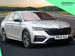 Brilliant silver metallic Used 2022 Skoda Octavia vRS Estate | £23,900 (A bit pricey)