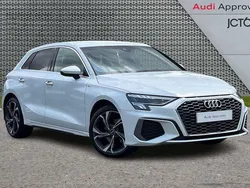 White Used 2023 Audi A3 S-Line Hatchback | £22,491 (Fair price)