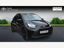 Black Used 2023 Toyota Aygo PURE Hatchback | £11,631 (Fair price)