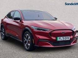 Red Used 2021 Ford Mustang Mach-E Extended Range SUV | £26,403 (Fair price)