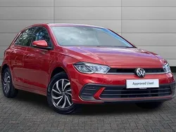Red Used 2023 VW Polo Life Hatchback | £16,495 (Fair price)
